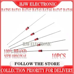 10PCS BAT85 DO-35 BAT41 BAT42 BAT43 BAT46 BAT47 BAT46 BAT48 Schottky rectifier