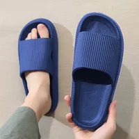 Women's Slippers EVA Soft Thick Soled Summer Fashion Slippers & Men's Slides Beach Sandals 2