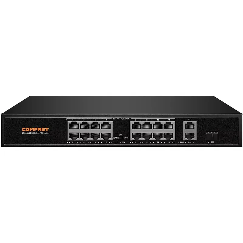 18 Ports Intelligent POE Ethernet Network Switch CF-SF1162P Port 48V
