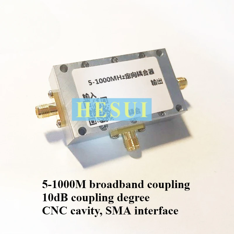 

Microwave RF directional coupler 10dB coupling broadband