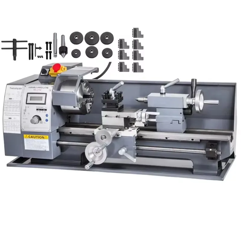 Multi-Functional Mini Lathe Machine for Metalworking Capable Light  High Precision Benchtop Tool for DIY Professional Use