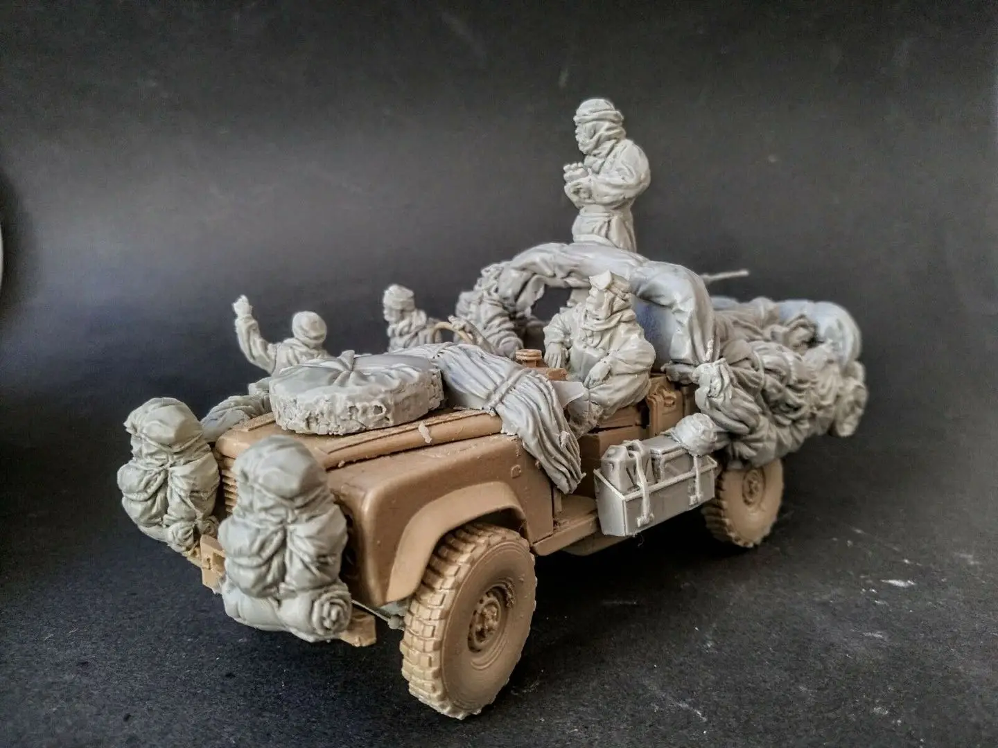 1/35 Resin Model Figure GK, Unassembled and unpainted kit