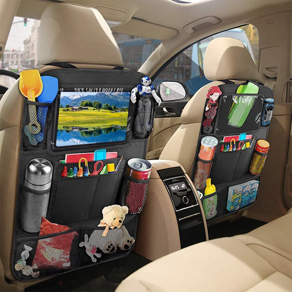 Universal Car Backseat Organiser Universal Anti Kick Storage Bag Travel Accessories