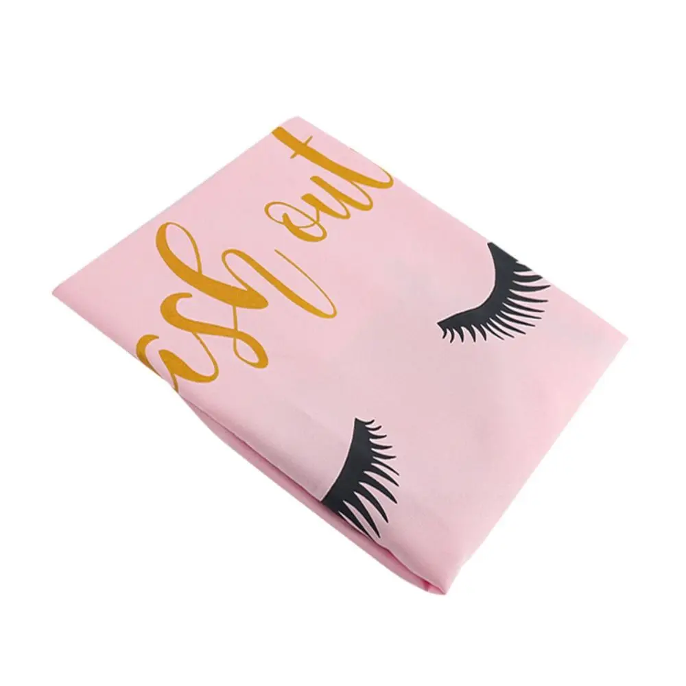 Reusable Polyster Cotton Eyelash Apron Soft Easy Cleaning Lash Extension Apron Printed Nail Art Apron Women Girls