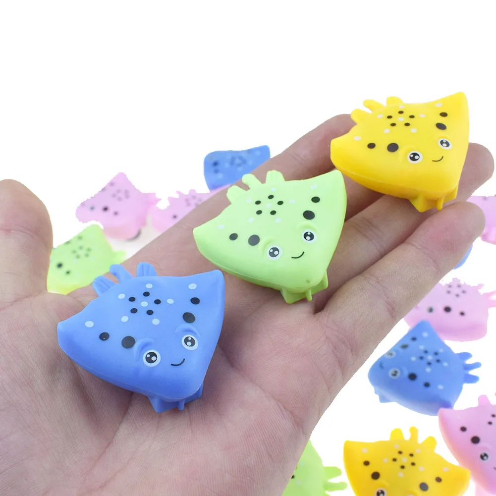 10PCS/Set Cute Marine Animal Fish Inertia Pull Back Car Toy Children Surprise Box Surprise Egg Capsule Egg Ball Toy Gift