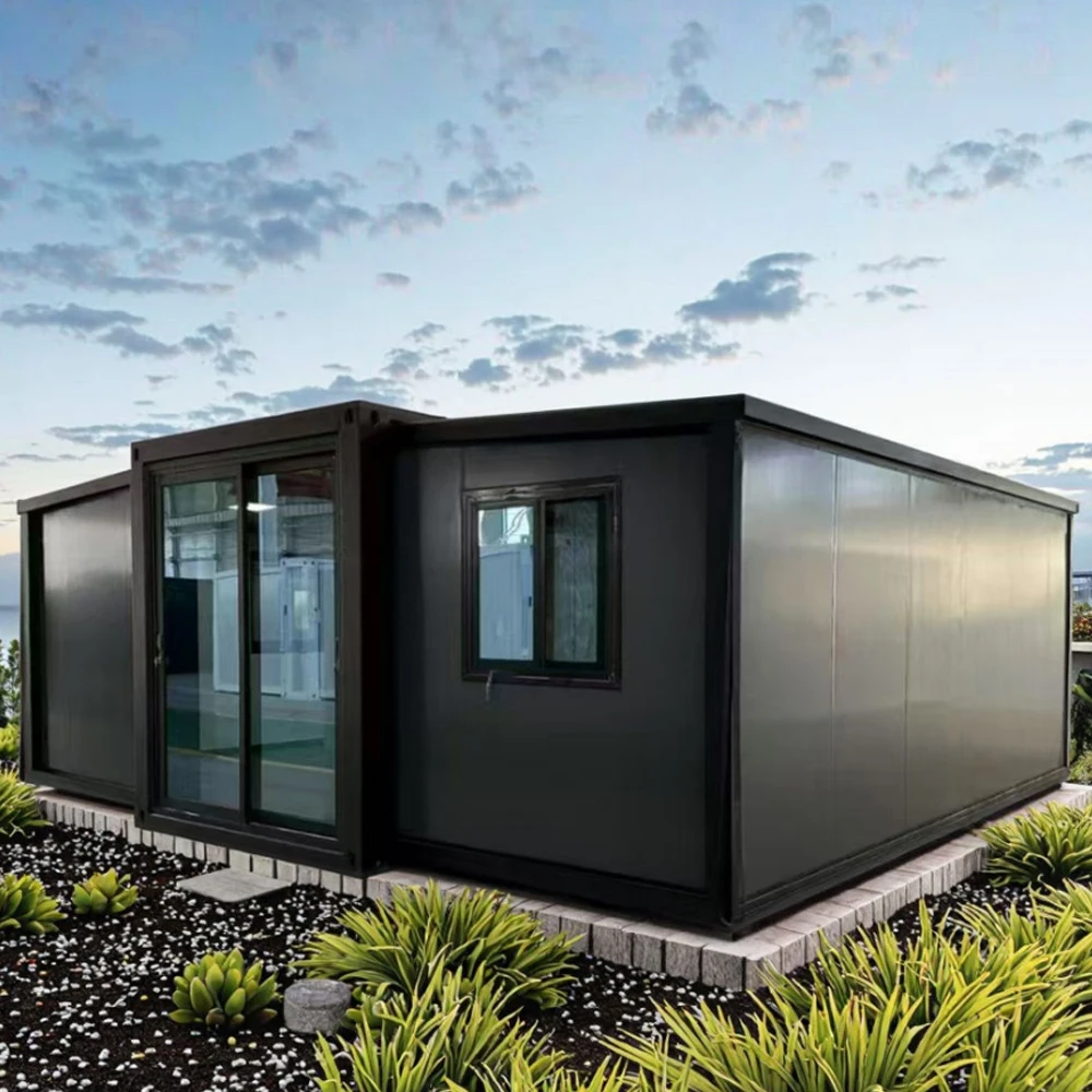 

Стальной расширяемый двухкрылый контейнерный дом для жилых фермерских зданий, офисного здания и мастерской с быстрой установкой