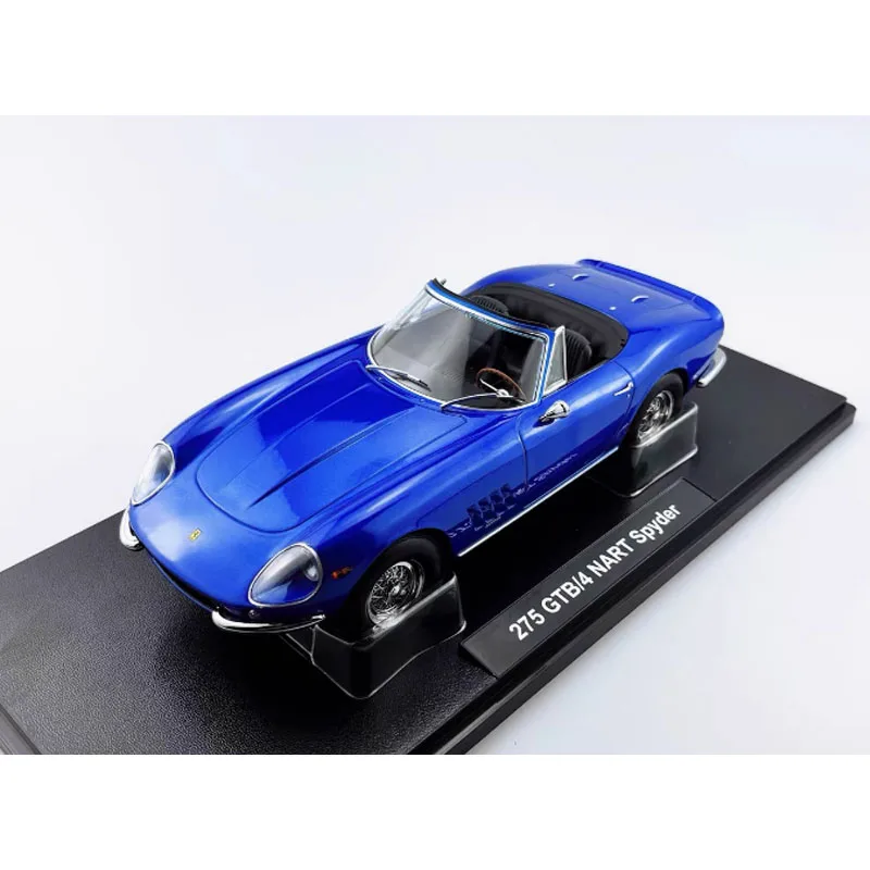 

KK масштаб 1:18 275 GTB/4 NART Spyder имитация сплава игрушечная модель автомобиля Коллекционный орнамент подарок сувенир