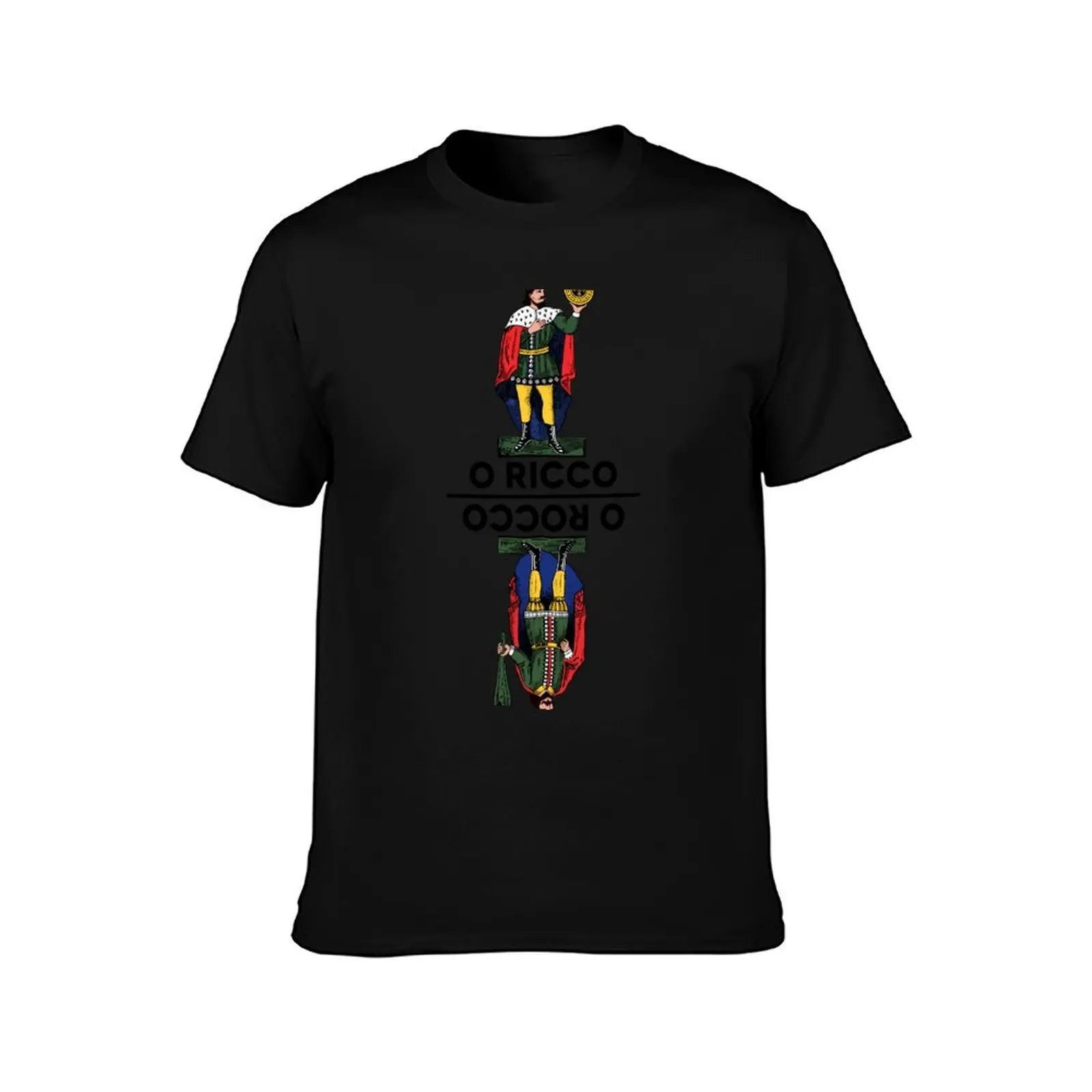 O Ricco o Rocco T-Shirt Daily Casual Short Sleeve Tee Shirt T-Shirt