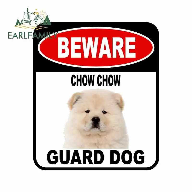 EARLFAMILY 13 سنتيمتر x 11 سنتيمتر حذار قصب كورسو الحرس الكلب سيارة ملصق غطاء الخدوش مركب تسجيل JDM كلب ملصق مائي تحذير ملصقات #3