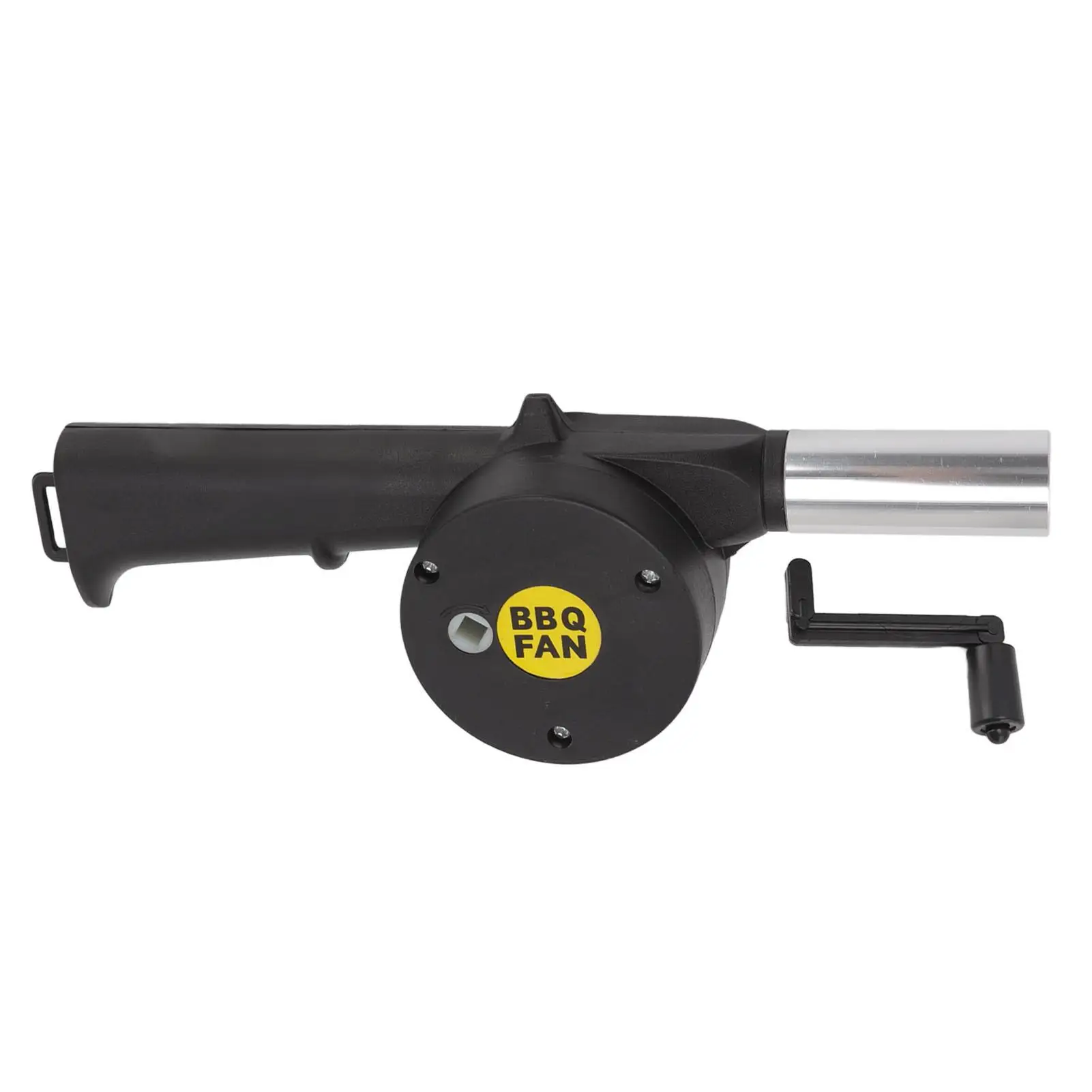 

Портативный высокотемпературный мини-воздуходувка Ручной вентилятор для барбекю Легко чистится Черный цвет