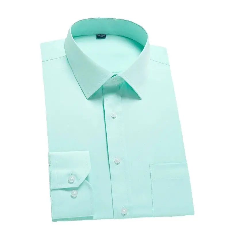 

S - 7XL 8XL Work Male Social Formal Shirts Long Sleeve Shirt Men Slim Fit Business White Men's Shirts Long Sleeve Camisa Social