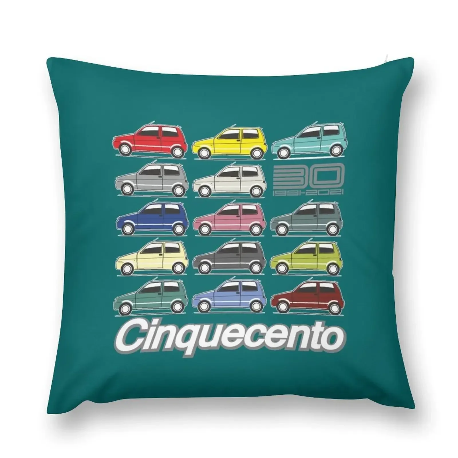 

Fiat Cinquecento 30 years Throw Pillow pillow cover luxury Couch Pillows Cushions For Children pillow