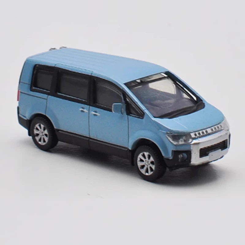 1:64 Scale Delica Plastic Business Van Finished Product Car Model Simulation Toy Collection Gift Display Static Model