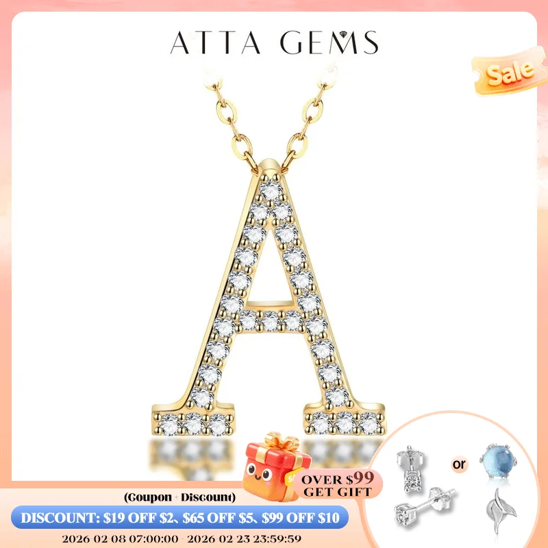 

Fashion Solid 925 Sterling Silver Moissanite Initial 26 Letter Charms Pendant For Women Necklace Jewelry Accessories With Chains