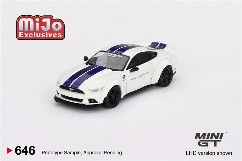 

Мини GT Mijo Exclusives 1:64 FORD MUSTANG GT LB-WORKS белый LHD модель автомобиля