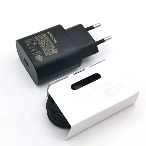 Samsung 25W Super Fast Charger Type C Cable for Galaxy S24 S23 S22 S21 S20 Note 20 Ultra 10 A55 A35 Z Flip Fold 6 5 4 3 Adapter