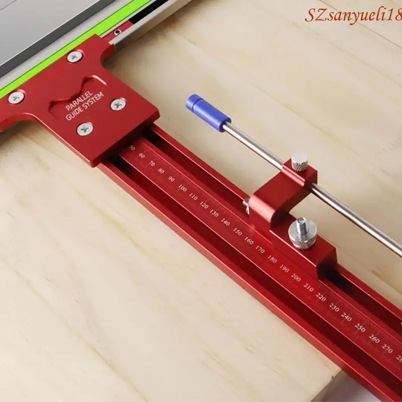 

94pc 0-1200 мм деревообработка параллельная направляющая железнодорожная система сплав T-Track для круговой пилы