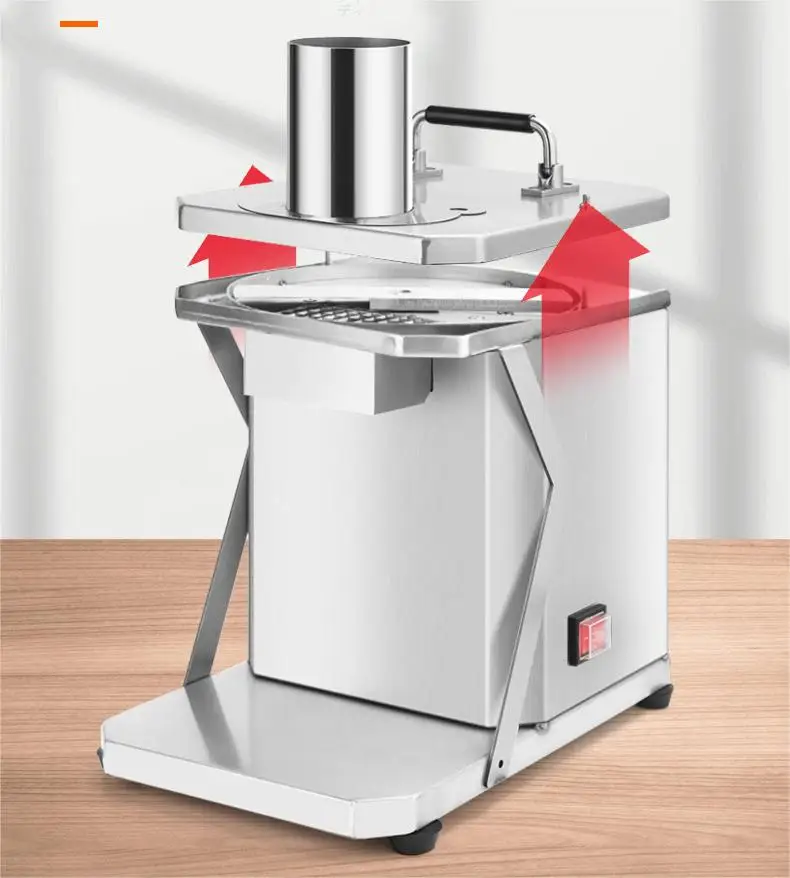 

Коммерческая автоматическая машина Silaier для нарезки овощей (моркови, картофеля, лука) кубиками и гранулами, из нержавеющей стали, для картофеля фри