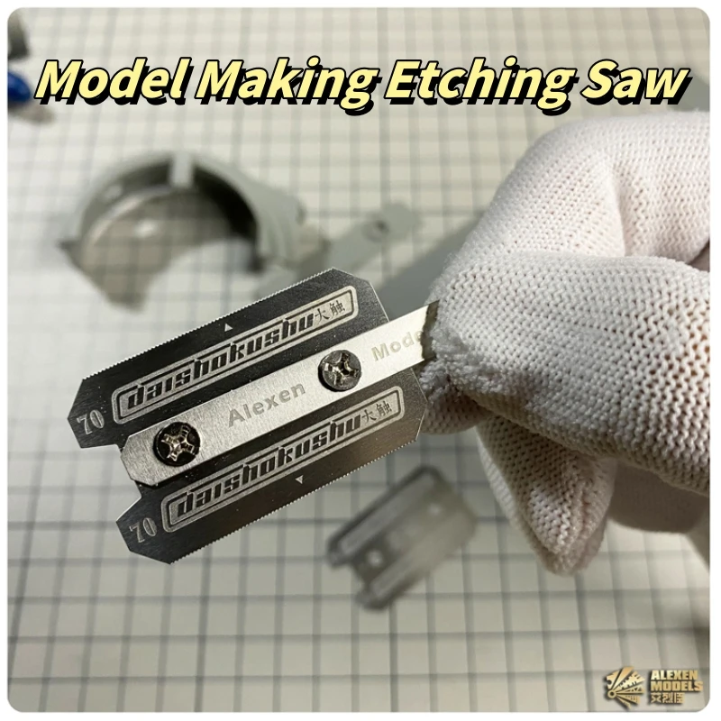 3-in-1 Straight Teeth Etched Saw with Screws and Nuts Included For Gundam Model Making Hobby Modeling DIY Tools