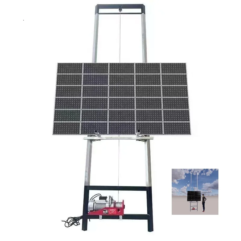 High Quality Safe Electric Ladder Cargo Elevator Hoist Solar Panels Lift for Doors Windows