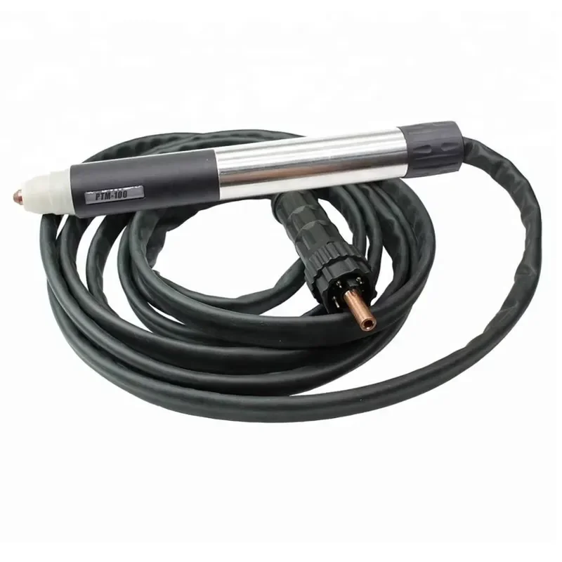 Huarui 5M Cable with Central Connector PTM100 Straight Automatic Pencil Type Plasma Cutting Torch for Machine Welding Use