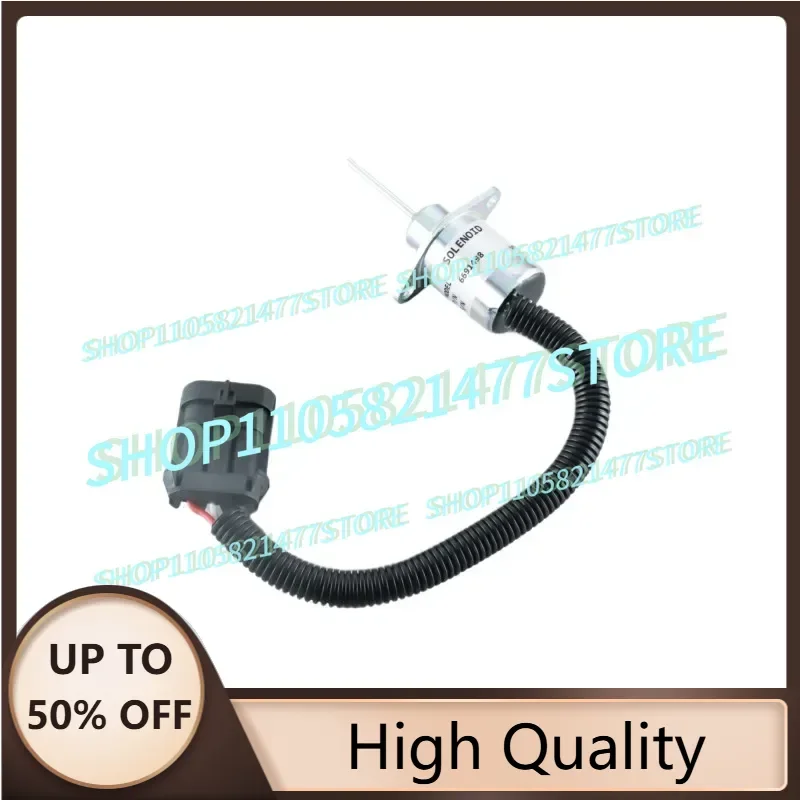 6691498 12V Fuel Shut Off Solenoid For S185 S205 325 328 329 for  Engine 1503ES-12A5UC4S Stop Solenoid