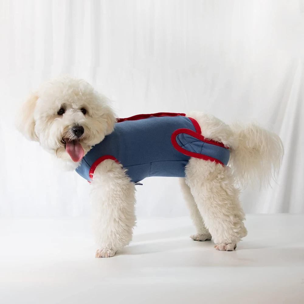 Recovery Suit for Dogs, Female Male Dog Onesie for Spay Neuter, Anti Licking Puppy Surgery Recovery Suit Soft Dog Bodysuit