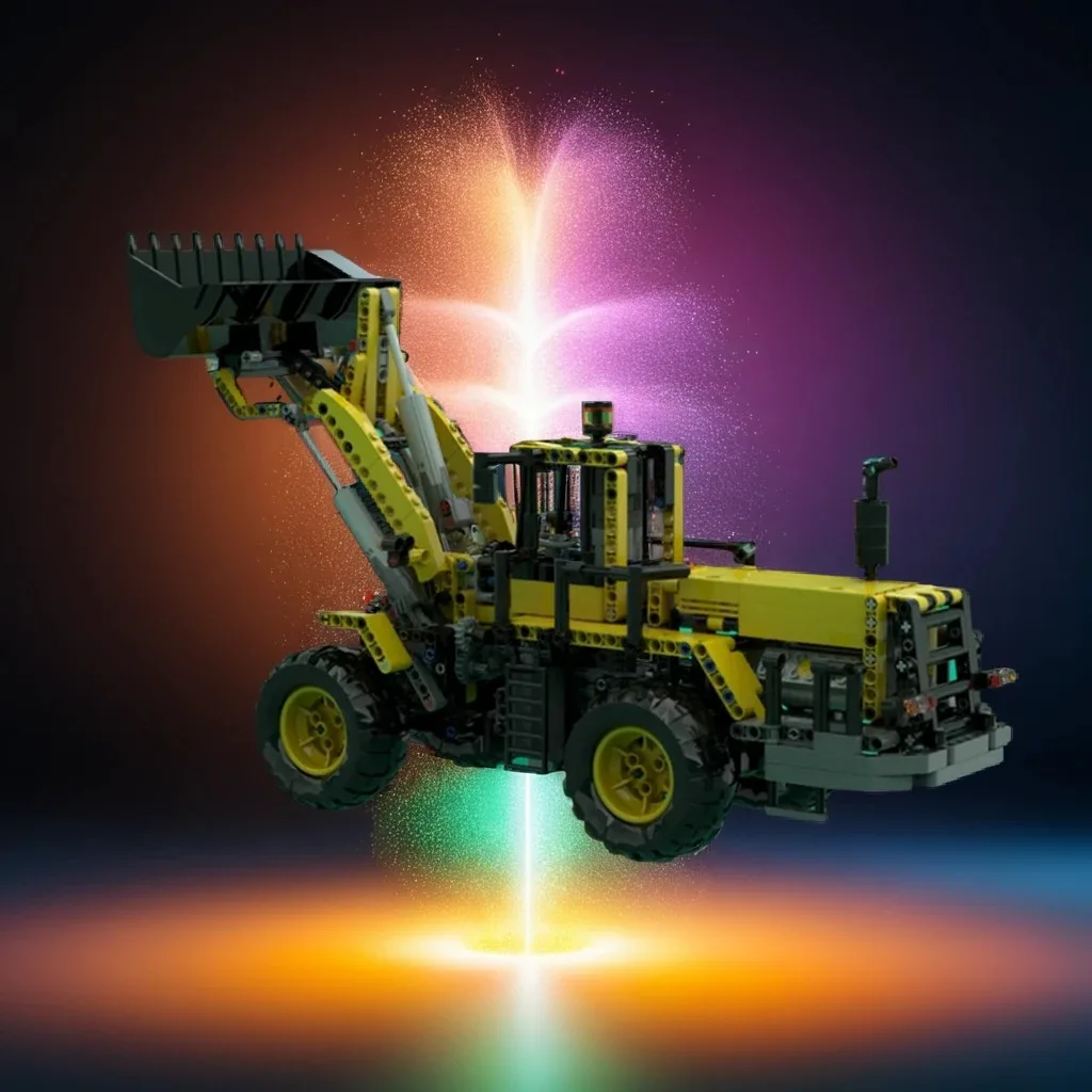 985 pezzi Technic 8265 caricatore frontale 20th MOC completamente motorizzato con controllo Bluetooth alimentato blocchi educativi regalo