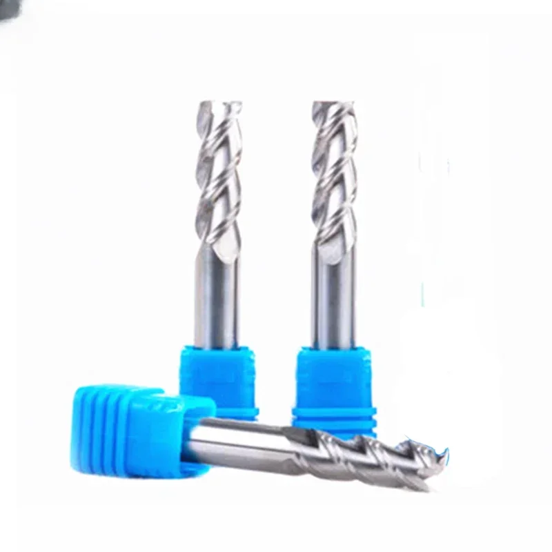 High light non-standard end mills D1.1 - D6.5mm 55 degree spiral cnc milling cutter tool for aluminum processing