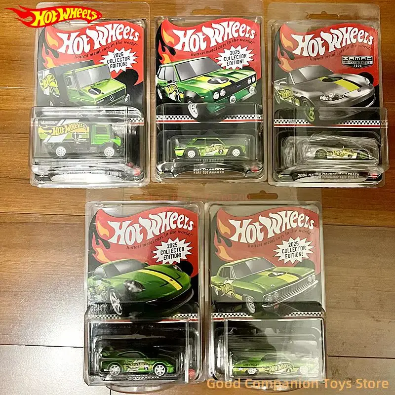 Oryginalny Hot Wheels 2025 Collector Edition Red Line 1/64 Model samochodu Porsche 911 Gt3 Kolekcjonerska ozdoba do pokoju Chłopiec Zabawka Prezenty