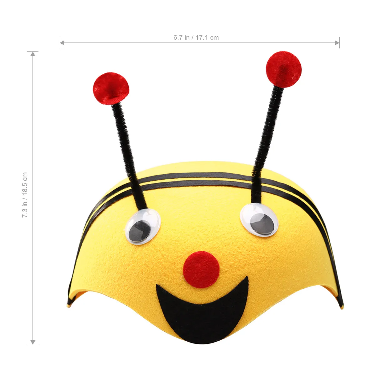 Premium Non-Woven Kids Cartoon Animal Hat Bee Cute Design for Cosplay School Performance Fun Gift Durable Comfortable - view 5