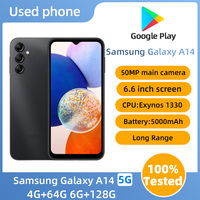 Samsung Galaxy A14 5g Smartphone Exynos 1330 6.6-inches Screen 4RAM 64GB Android Original Used Phone