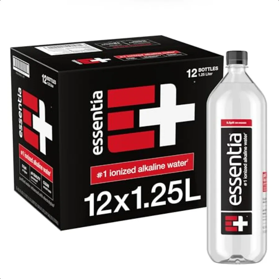 

LLC 99.9 Pure Infused with Electrolytes for a Smooth Taste pH 9.5 or Higher; Ionized Alkaline Water Black 42.3 Fl Oz Pack of 12