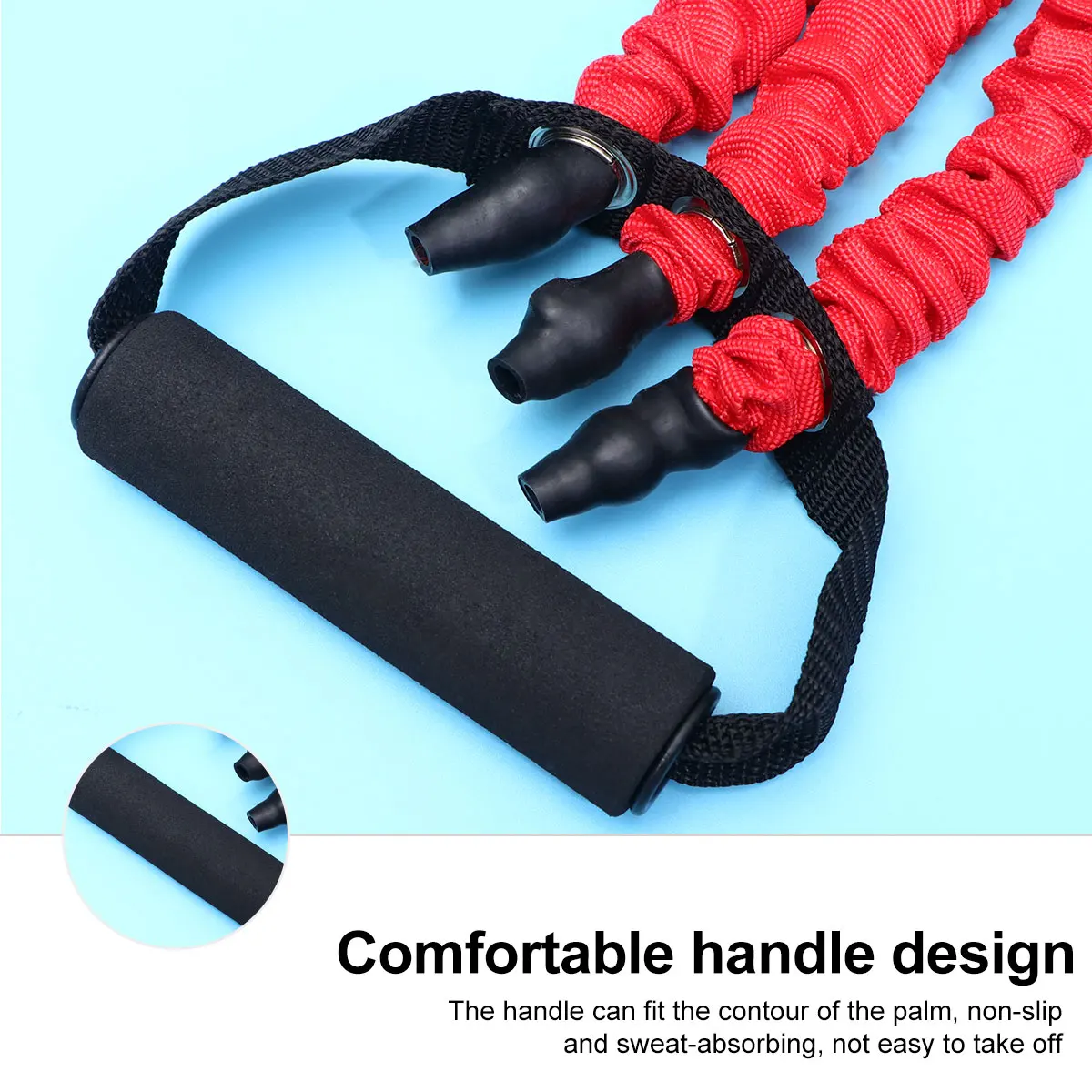 

Chest Arm Pulling Resistant B Pectoral Muscle Training Equipment Lightweight Portable Home Office Use Nylon Cover Anti