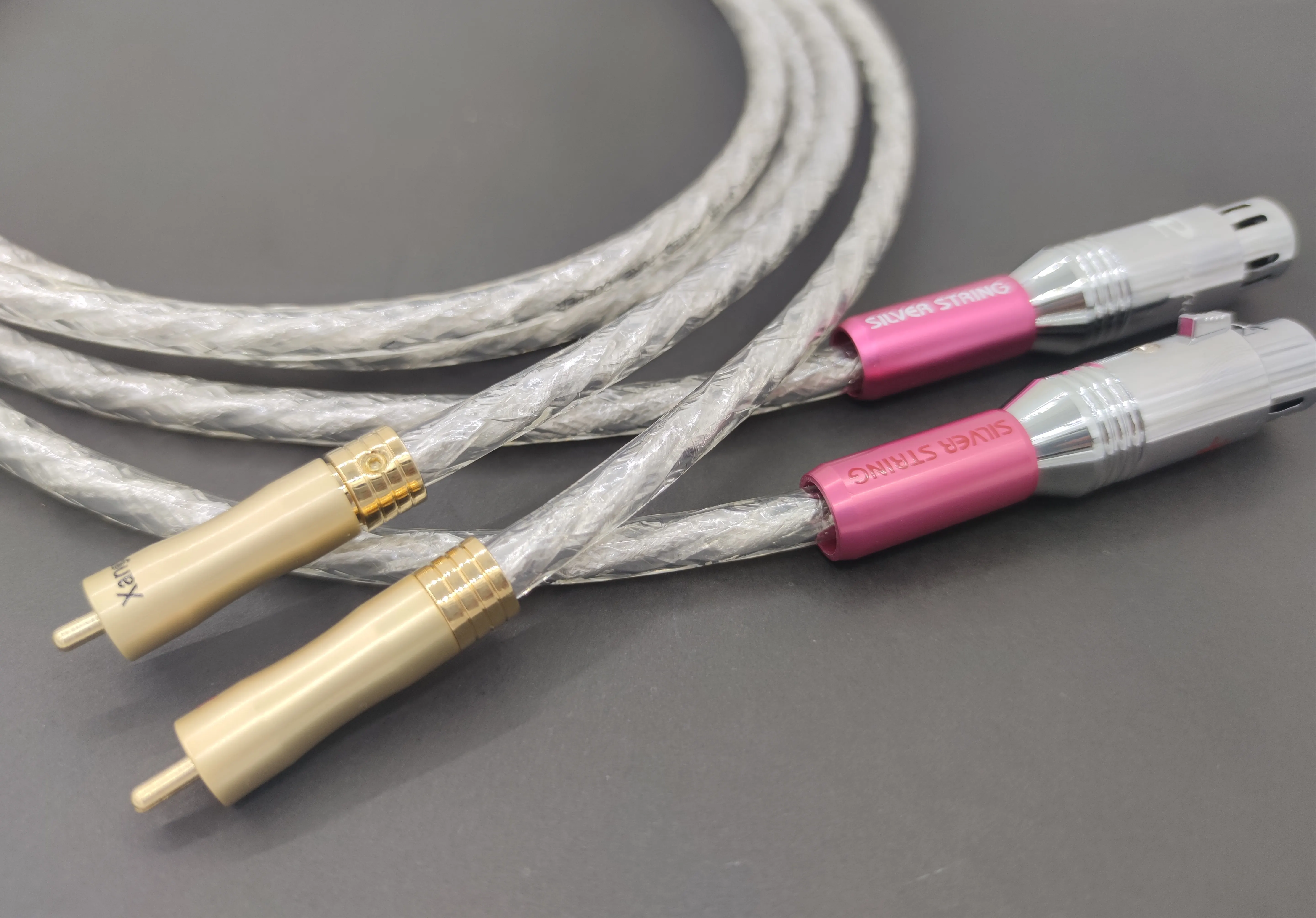 

Silver Plated Fever RCA Public To XLR Female Audio Signal Cable RCA To Canon Balance Cable