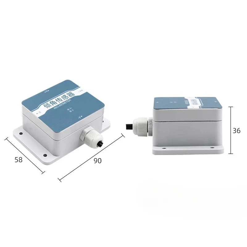 Non-contact Industrial Tilt sensor Digital Crane Six axis Angle Inclination Sensor for Solar Tracking System