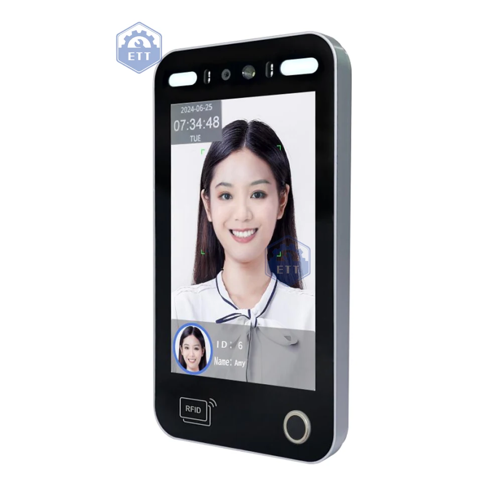 TCP/IP Dynamic Facial Recognition USB Attendance Device 5000 Face AI Dynamic RFID 125KHz Access control System