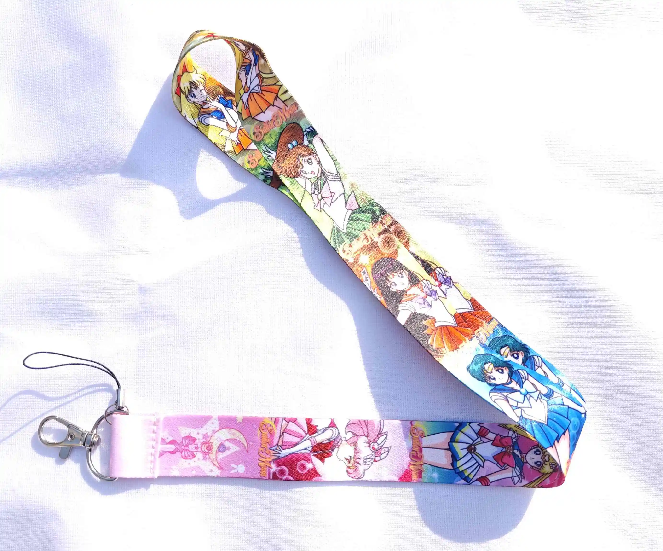 POP MART Sailor Moon Key Lanyard ID Badge Holders Animal Phone Neck Straps with Keyring Phone Accessories Q2