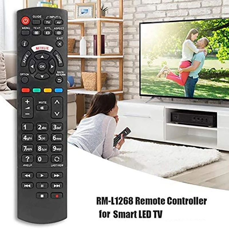 RM-L1268 Smart LED TV Remote Controller For Panasonic Netflix N2qayb00100 N2QAYB Digital TV