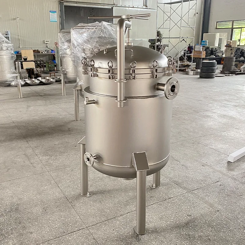 Industrial Water/Oil Treatment Filtration Impurities Suspension Stainless Steel Multi-Bag Filter