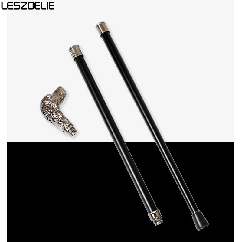 Dog-Head Luxury Walking  Stick Canes For Men Fashion Elegant Walking Canes Decorative Stick Party Vintage Hand Walking  Cane