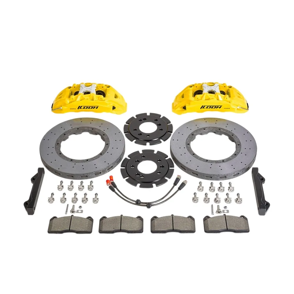 High Quality IC6 Carbon Ceramic Disc Front 380X34 6-piston brake caliper kit fits for BMW M4 Convertible Convertible (F83) 2013-