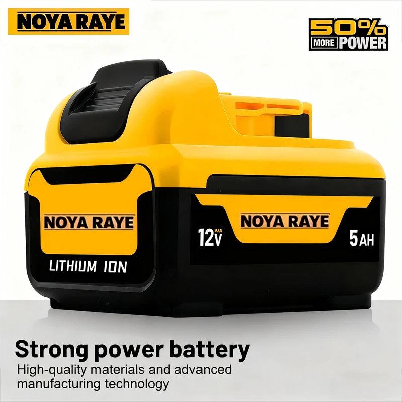 Baterie do nářadí 12V 5Ah 2Ah Li-Ion Náhrada pro DeWalt DCB124-XJ DCB120 DCB127 DCB123 DCB122 DCB124 DCB121 Baterie do elektrického nářadí - náhled 4