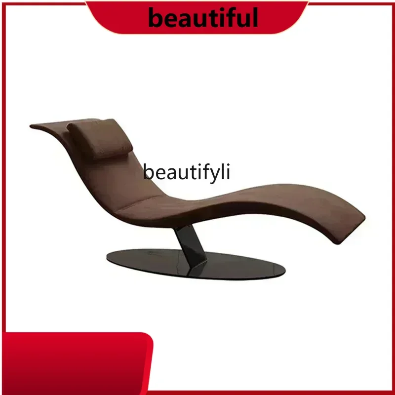 

Designer curved living room leisure chair hotel villa sofa chair S-shaped art H