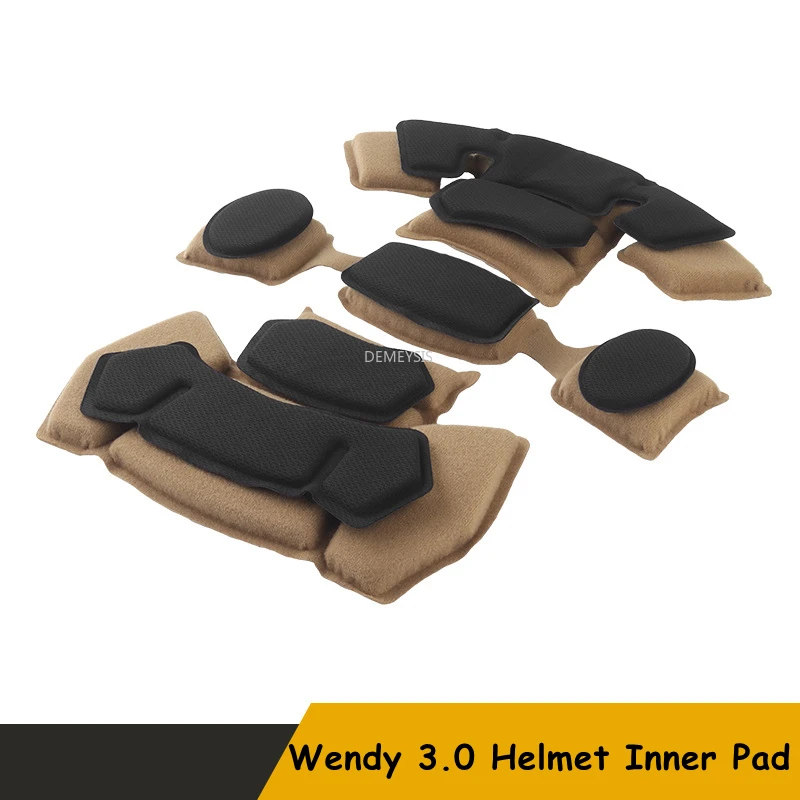 

Комплект мягких внутренних вкладышей для шлемов Wendy 3.0: защитные подкладки для тактических шлемов Wendy, сменные вкладыши для шлемов.