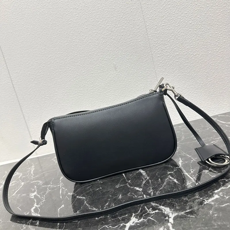 Bolso de cuero genuino para axila, bolso de Mahjong a la moda de lujo, bandolera de hombro para mujer, bolso informal versátil para mujer