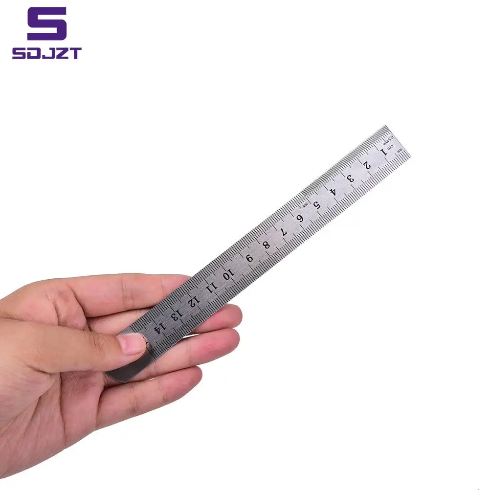 Stainless Steel Ruler 150MM Double-sided Ruler Ruler Art 0.5 CM Thickness