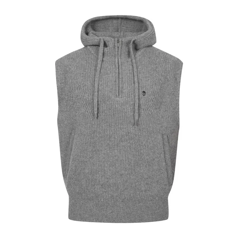 2025 New Golf Hoodie Men's Autumn And Winter Outdoor Sports Hooded Sleeveless Golf Vest Trend Mn Golf Clothing