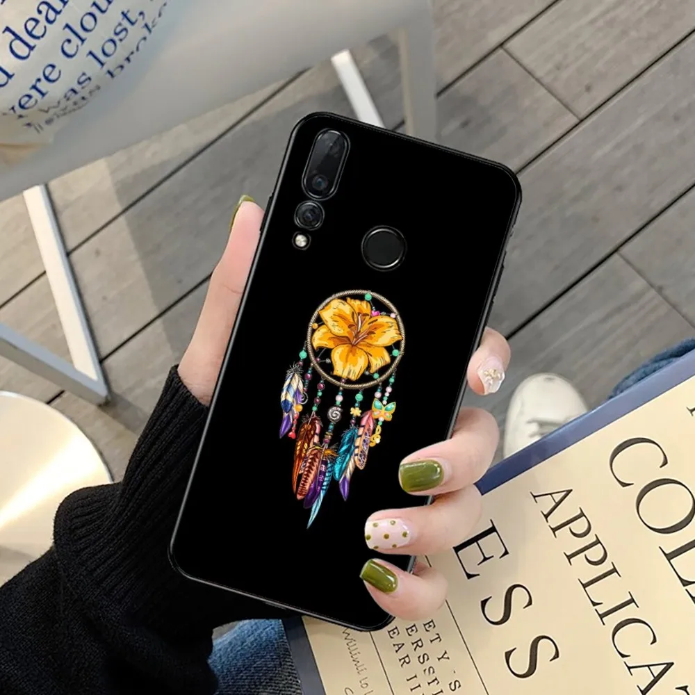 Mandala flower Dream Catcher Phone Case For Huawei Y9 6 7 5 Prime Enjoy 7s 7 8 plus 7a 9e 9plus 8E Lite Psmart Shell