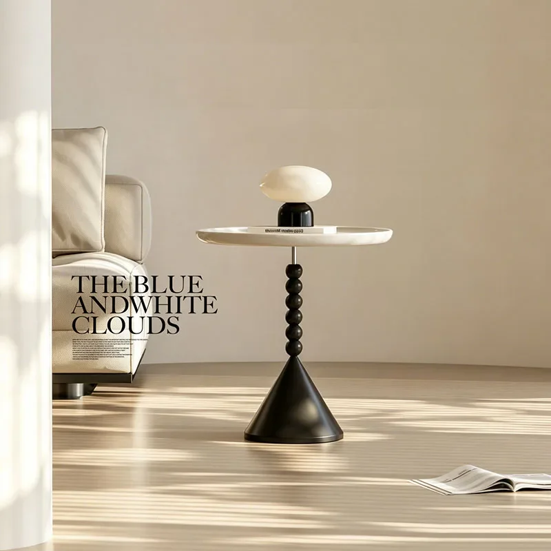 *z#  Rainbow Light Luxury Dopamine Side Tables Nordic Classical Living Room Art Corner Table Balcony Small Coffee Table Gifts